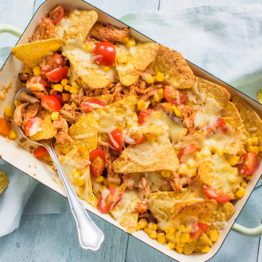 nacho-ovenschotel-met-pulled-chicken