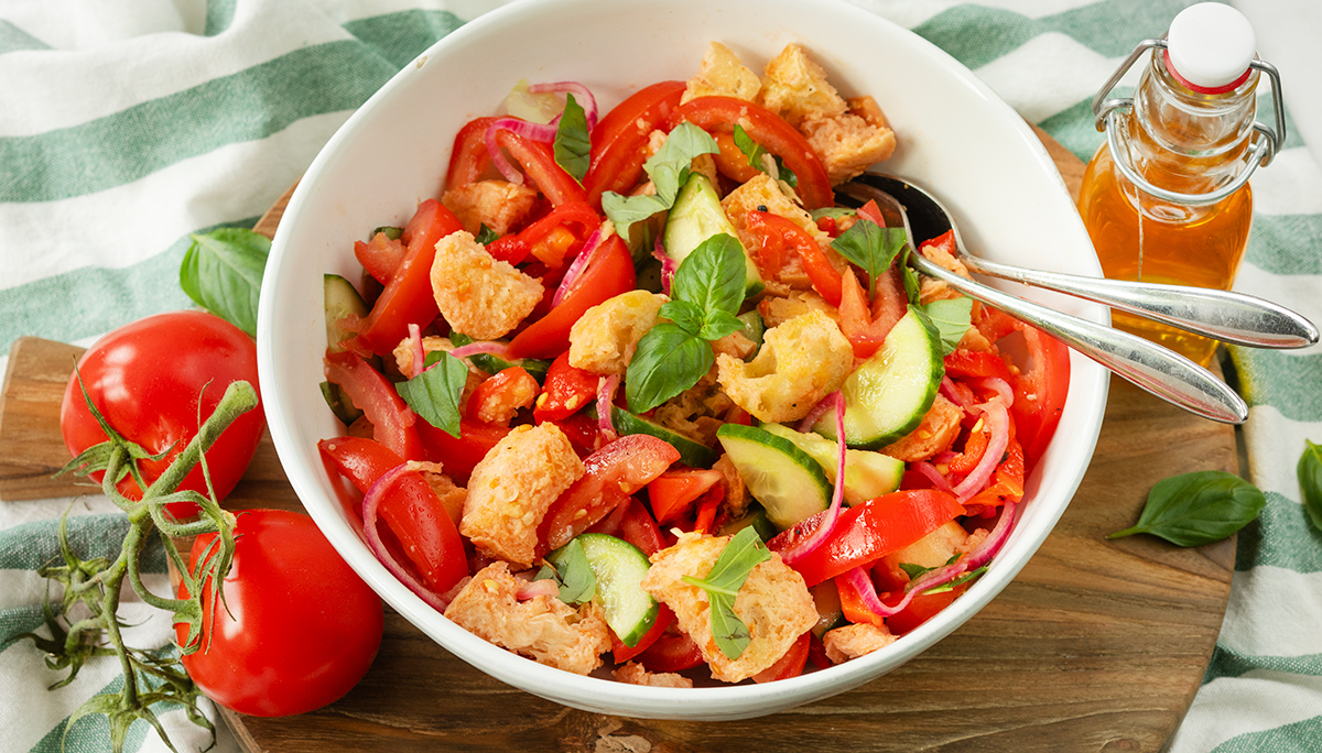Panzanella (Italiaanse broodsalade)