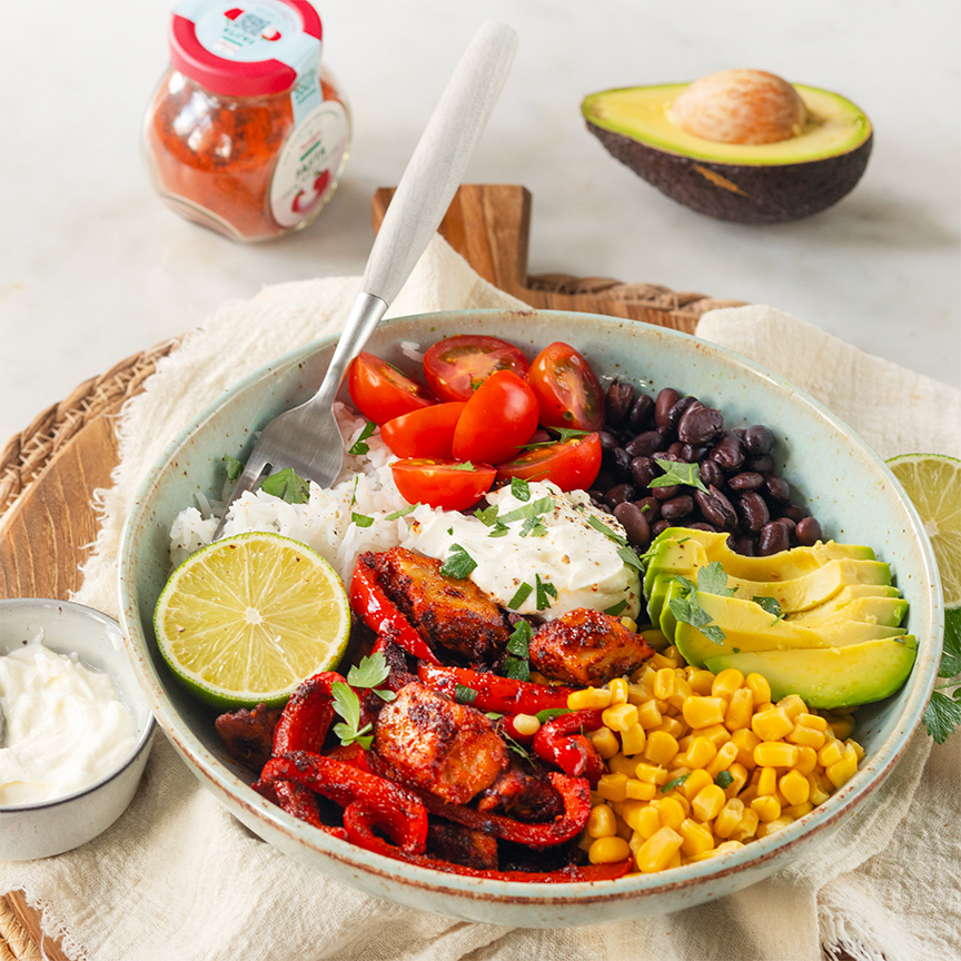 fajita bowl maken