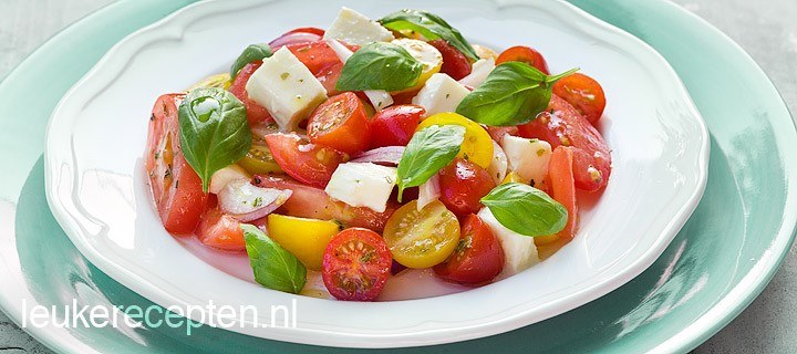 Fonkelnieuw Tomatensalade met mozzarella - Leuke recepten KL-55