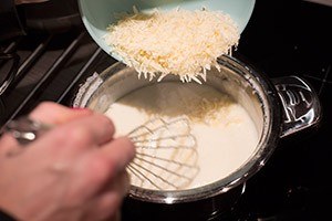 pasta met kaas en erwtjes 05