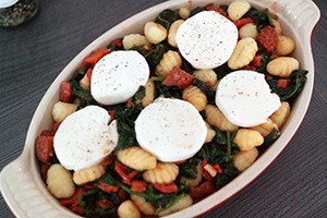 gnocchi with spinach and chorizo ​​01