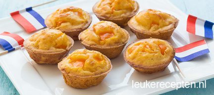 Hartige oranje mini muffins
