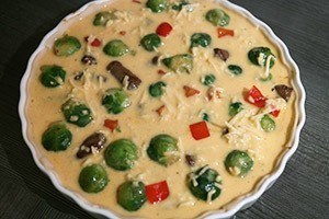 Brussels sprouts quiche 01
