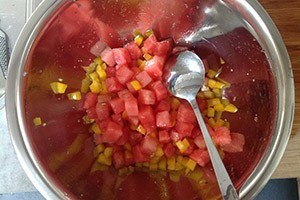 Kip met watermeloen salsa 01