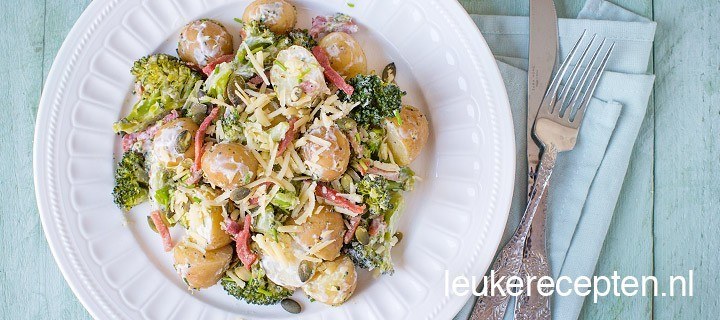 Budget recept: aardappelsalade met broccoli