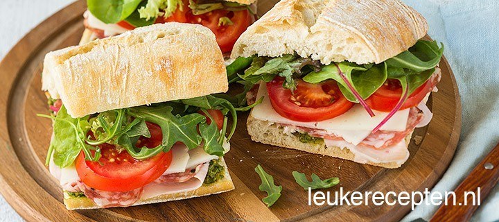 Verwonderend Italiaanse sandwich - Leuke recepten CR-55