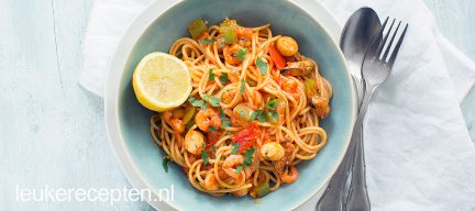 Paella spaghetti