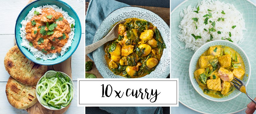 10 x curry recepten