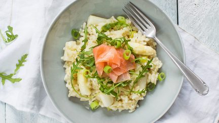 Risotto met witte asperges