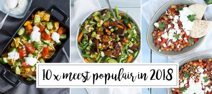 10 x de meest populaire recepten van 2018