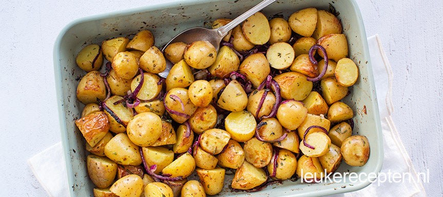 retort Recensie Vermelding Geroosterde aardappels uit de oven - LeukeRecepten