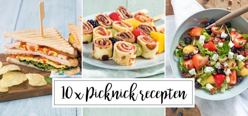 10 x picknick recepten + wat neem je mee?