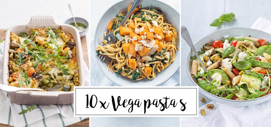 10 x vegetarische pasta's