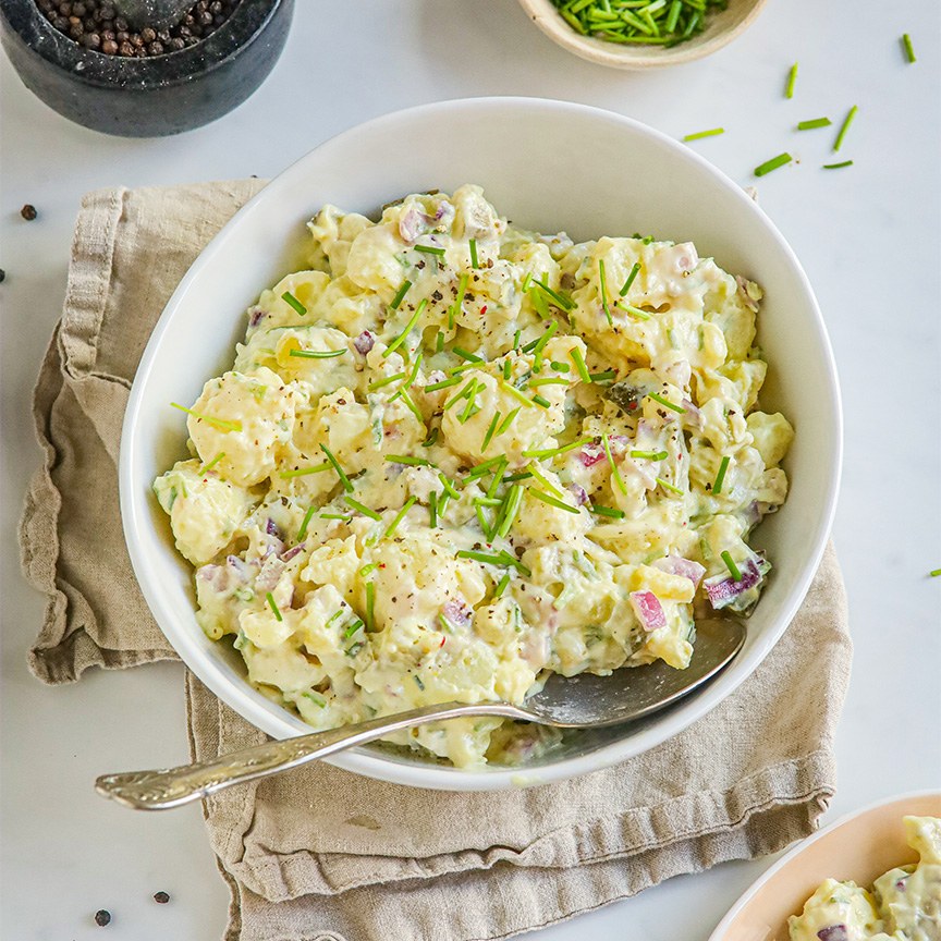 creamy potato salad vegan