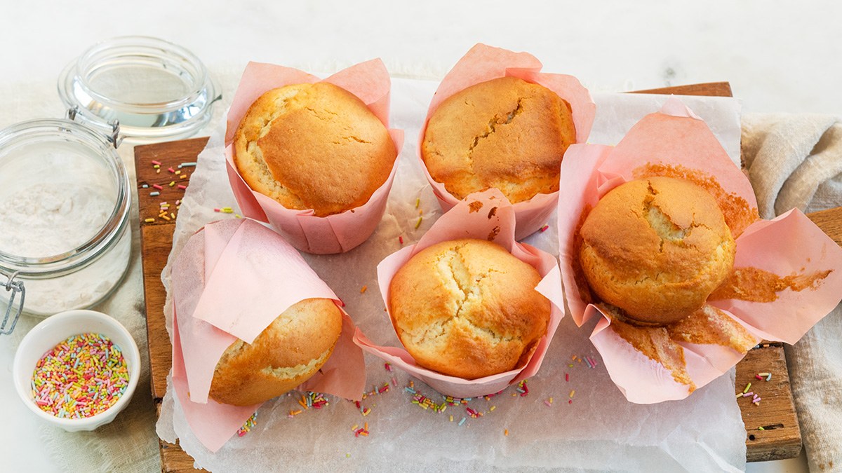 Muffins met vanille (basisrecept)