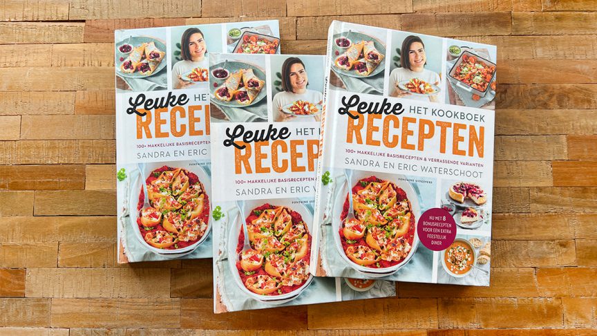 Nu verkrijgbaar: ons vernieuwde LeukeRecepten kookboek met nog meer recepten!
