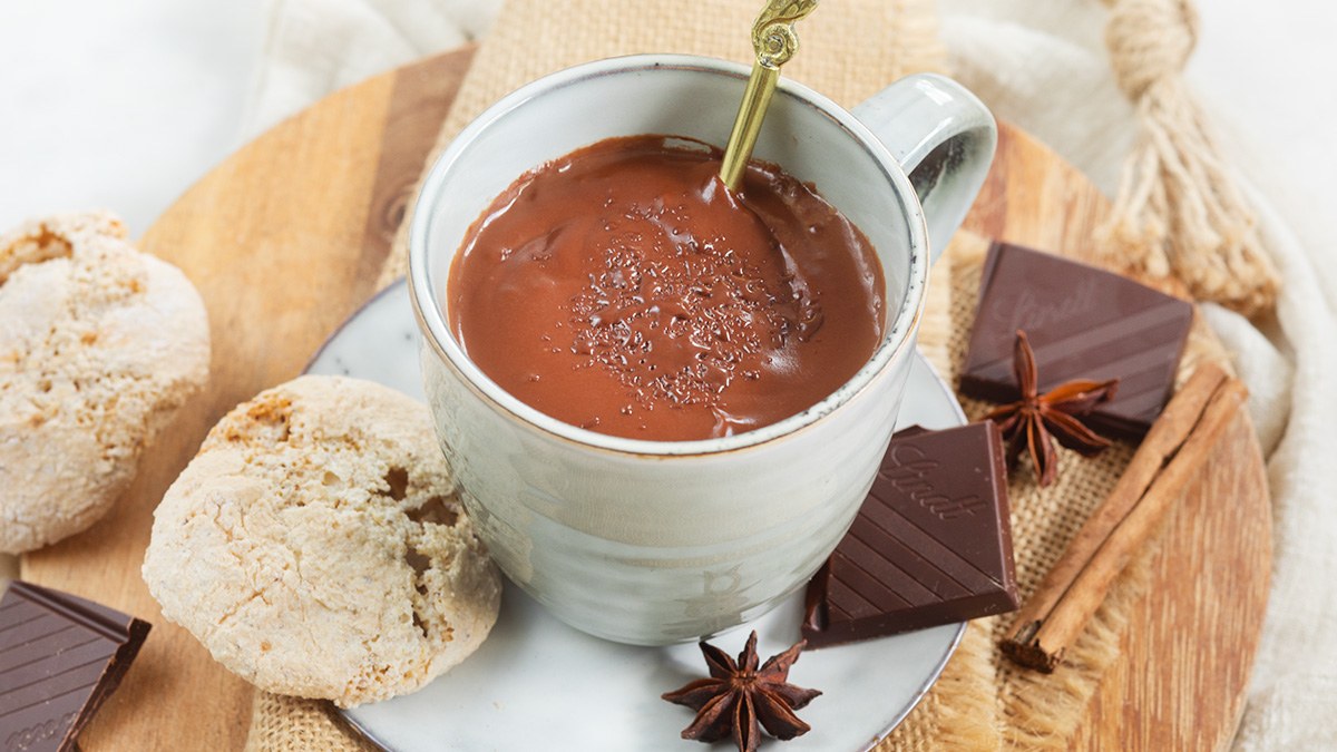 Italiaanse chocolademelk (cioccolata calda)